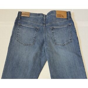 EDDIE BAUER Mr Eddie's - Men's Relaxed Fit Flex Denim Blue Jeans - 34x34 NWT NEW